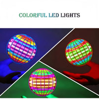 Bola Voladora Boomerang con Luces LED — Mini Dron de Mano